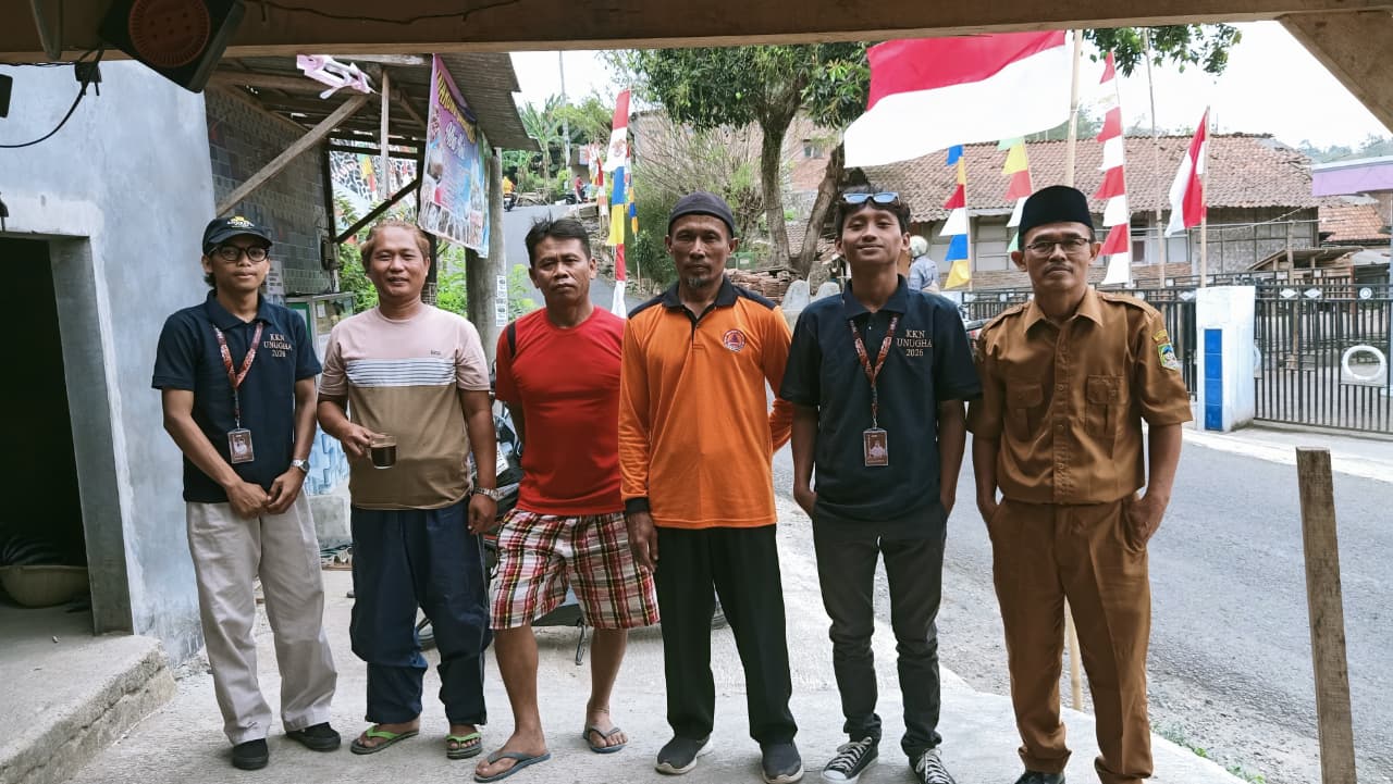 Peran Aktif Mahasiswa KKN UNUGHA sebagai Tim Juri dalam Lomba Kebersihan Desa dalam rangka HUT RI Ke-81